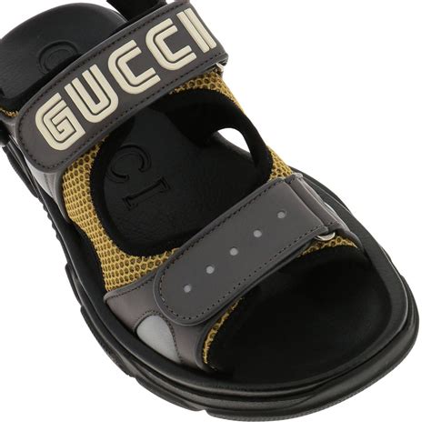 mens gucci strap sandals|gucci sandals numeran marcus.